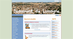 Desktop Screenshot of beaumont-de-lomagne.fr
